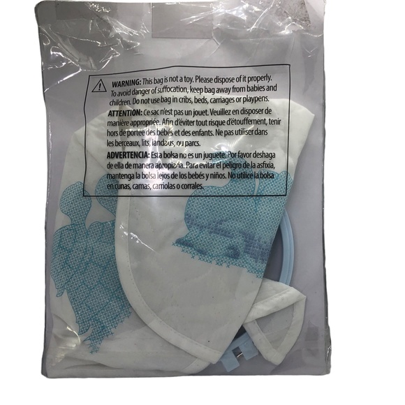 DIMENSIONS 2 Bibs Stamped Cross Stitch Kit #70-73698 – Elephant & Turtle Design - Picture 6 of 14